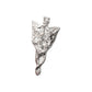 Titanium Threadless Lord of the Rings Evanstar Gem Top