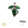 Titanium Threadless Lord of the Rings Frodo's Brooch Gem Top