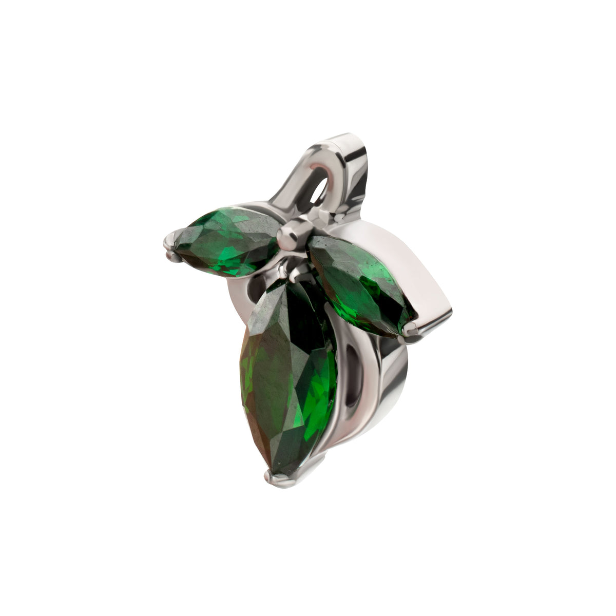 Titanium Threadless Lord of the Rings Frodo's Brooch Gem Top