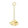 14Kt Yellow Gold Naruto Shippuden Akatsuki Cloud Symbol Dangle Charm