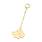 14Kt Yellow Gold Naruto Shippuden Akatsuki Cloud Symbol Dangle Charm