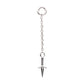 14Kt White Gold Naruto Shippuden Kunai Knife Dangle Charm
