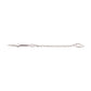 14Kt White Gold Naruto Shippuden Kunai Knife Dangle Charm