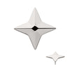 Titanium Threadless Naruto Shippuden Shurekin 3D Top