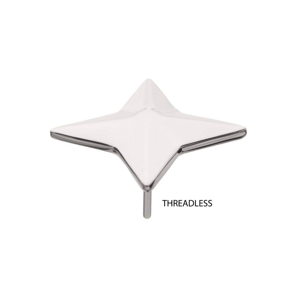 Titanium Threadless Naruto Shippuden Shurekin 3D Top