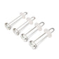 Glass Labret Retainer with Clear Silicone O-Ring