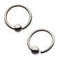 Niobium Captive Bead Ring with Titanium Attached Ball