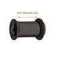 Black PVD Titanium Single Flare Basic Tunnel | Sold by piece