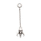 14Kt White Gold Star Wars The Mandalorian Mythosaur Dangle Charm