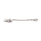 14Kt White Gold Star Wars The Mandalorian Mythosaur Dangle Charm