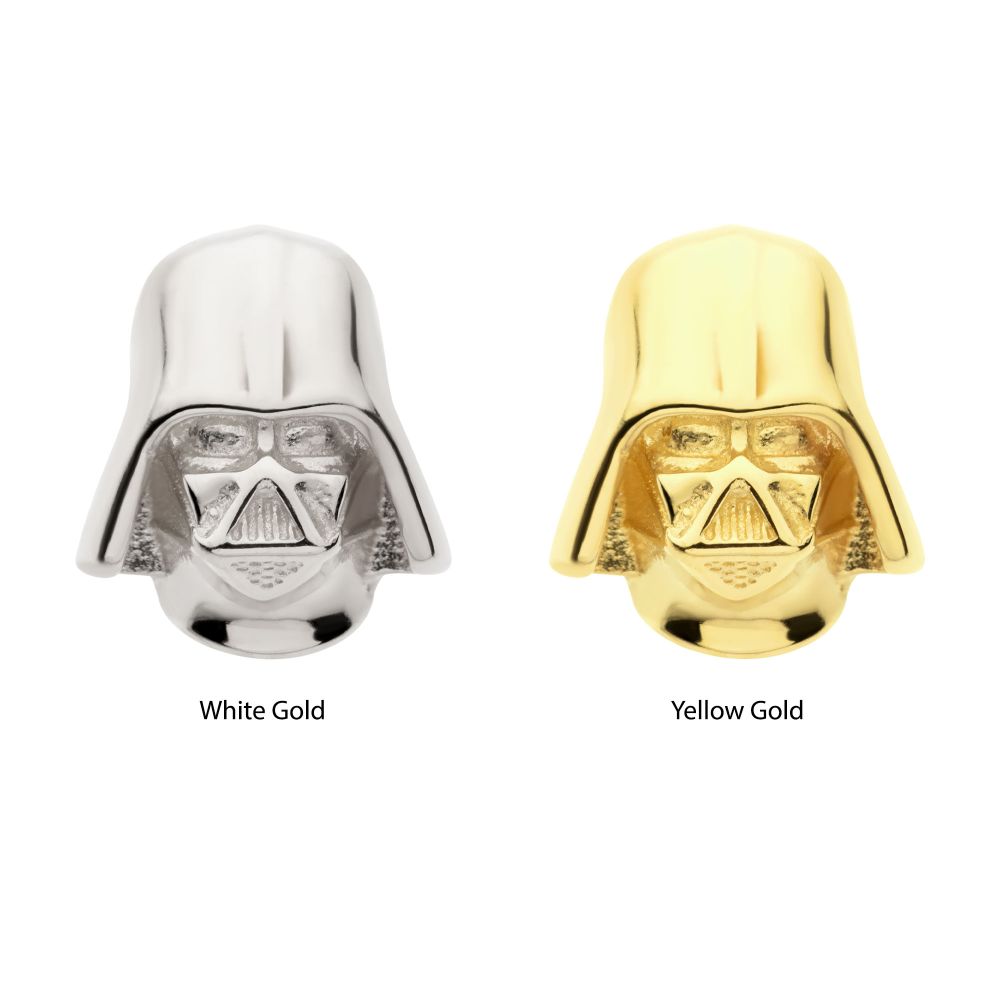 14Kt Gold Star Wars Darth Vader Threadless Top