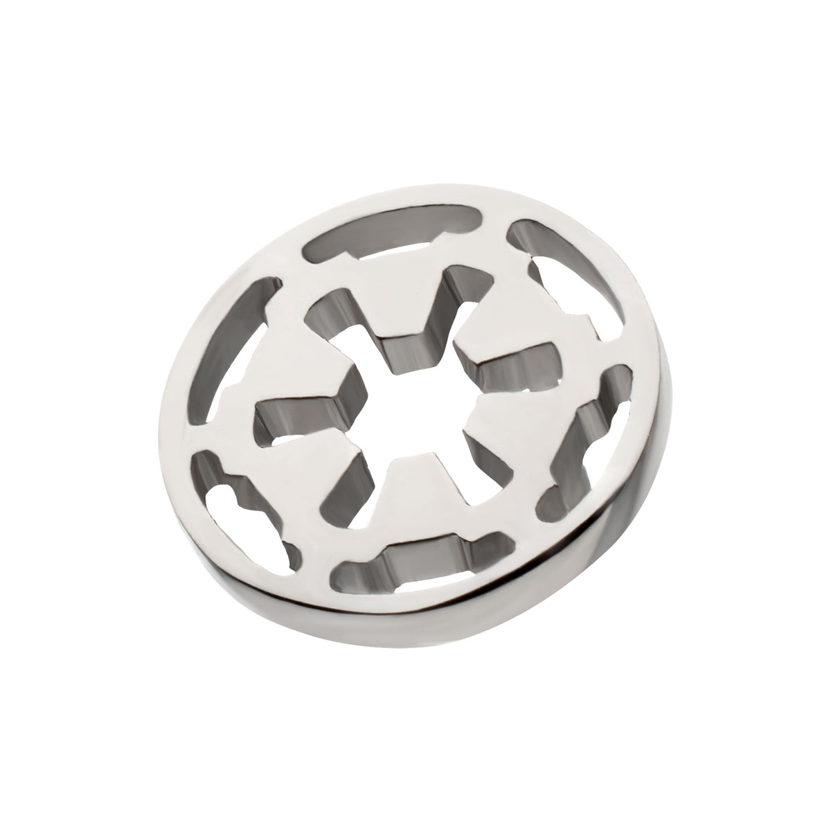 Titanium Threadless Star Wars Imperial COG Logo Top