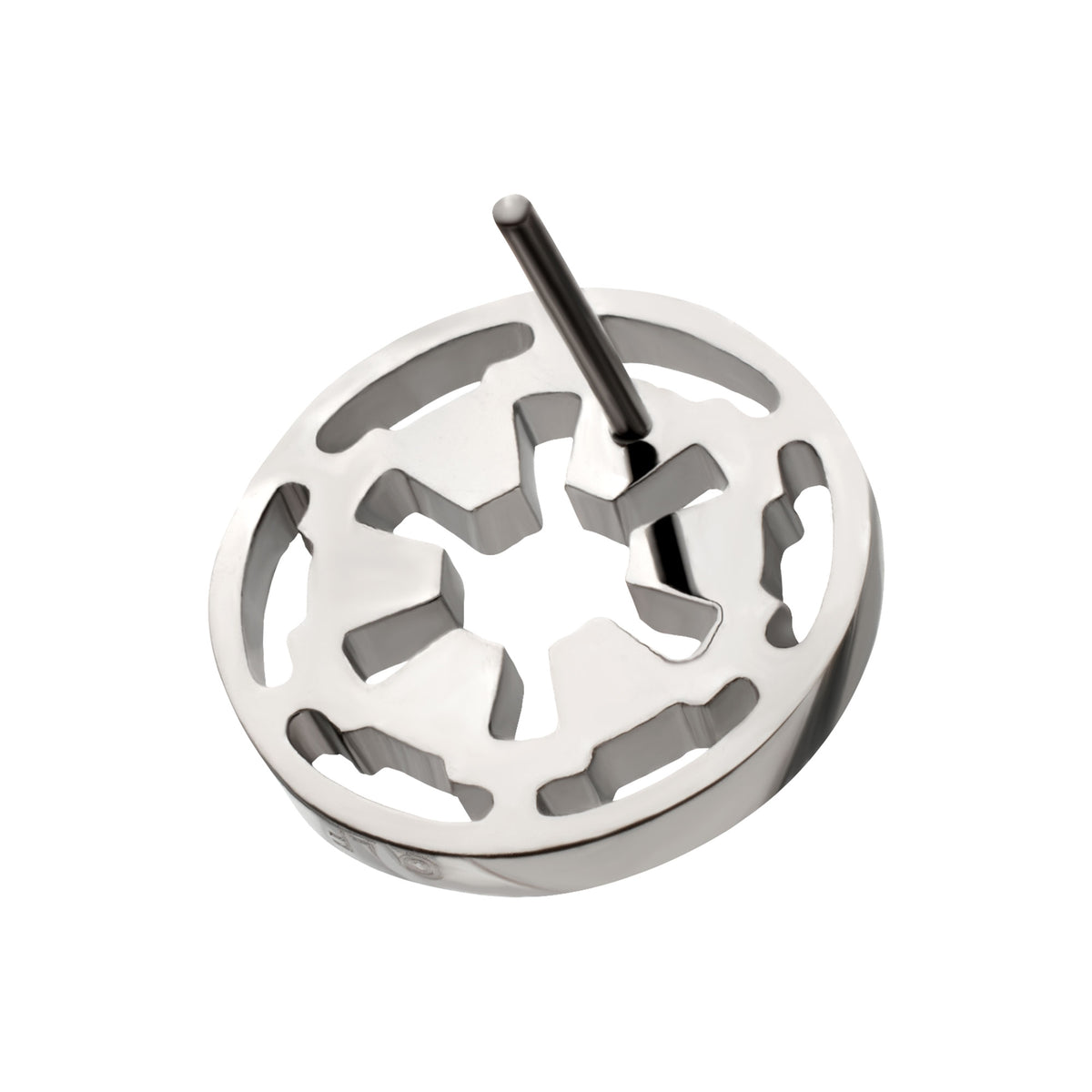 Titanium Threadless Star Wars Imperial COG Logo Top
