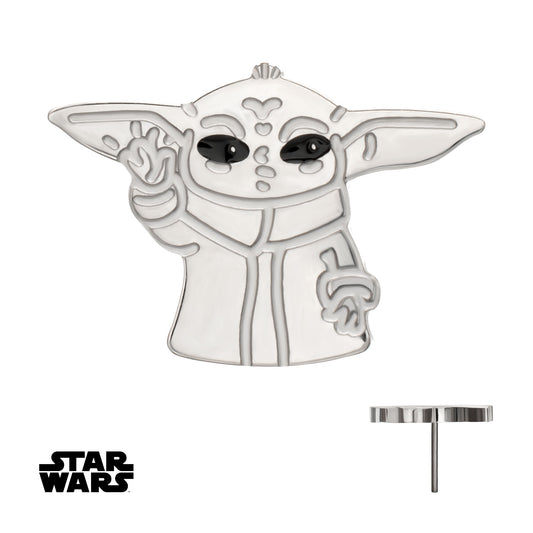 Titanium Threadless Star Wars Grogu The Child Top