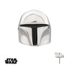 Titanium Threadless Star Wars Flat Back 3D The Mandalorian Top