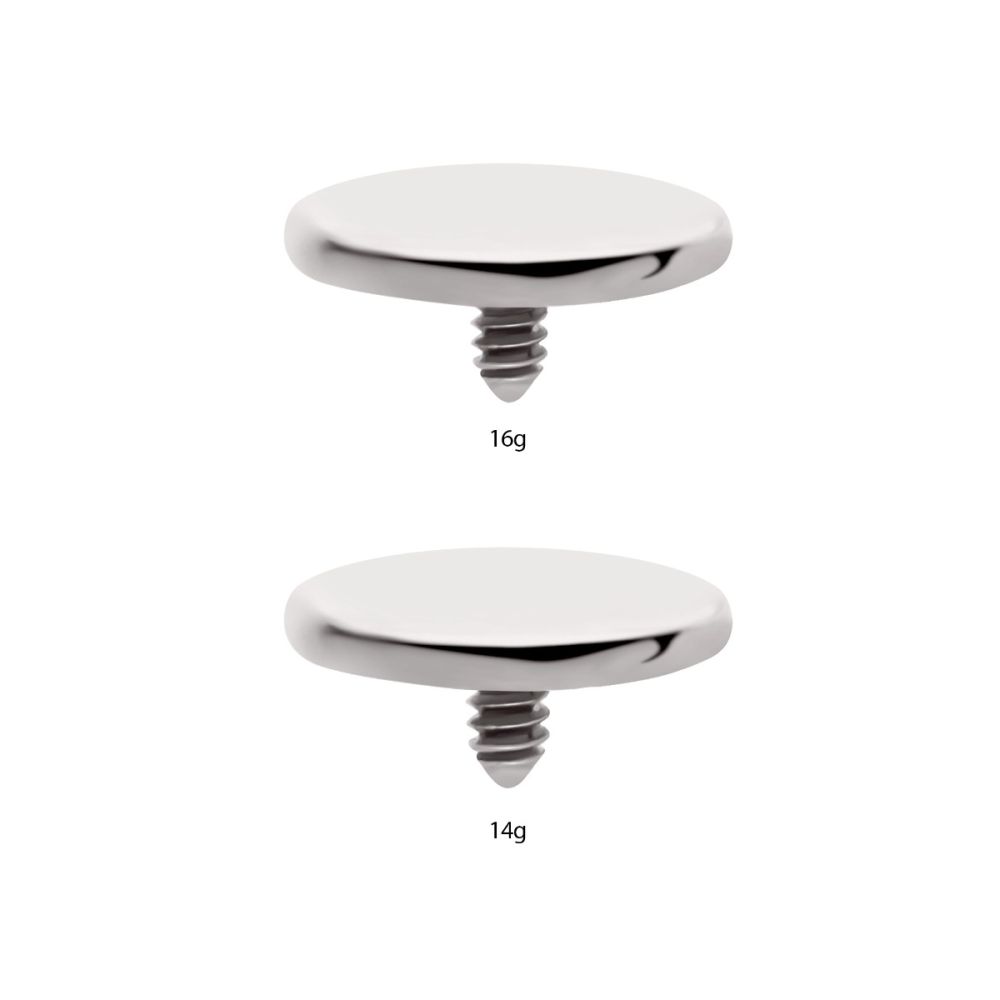 Titanium Internally Threaded Flat Disc