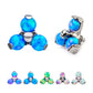 Titanium Internally Threaded Pronged Round Synthetic Opal Trinity Top