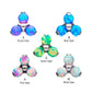 Titanium Internally Threaded Pronged Round Synthetic Opal Trinity Top