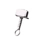 14Kt White Gold Marvel Thor's Hammer Threadless Top