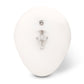 Titanium Internally Threaded Triple Marquise Gem Fan Navel with Floating Teardrop Gem Dangle