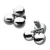 Titanium Trinity Ball Threaded Tops
