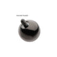 Black PVD Titanium Internally Threaded Ball-Top