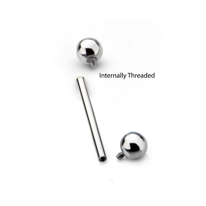 Titanium Internally Threaded Barbells
