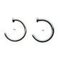 Titanium Flat Back Half Hoop Nose Ring