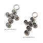 Titanium with Bezel Set CZ Cross Charm