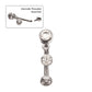 Titanium Internally Threaded Bezel Gem Fixed Top Curved Barbell with Floating Round CZ Dangle
