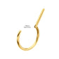 24Kt Gold PVD Titanium D-Ring Clicker