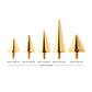 24Kt Gold PVD Titanium Internally Threaded Spike Top