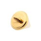 24Kt Gold PVD Titanium Internally Threaded Spike Top