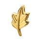 24Kt Gold PVD Titanium Threadless Leaf Top