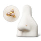 24Kt Gold PVD Titanium Threadless Titanium Threadless Refined Trinity Top
