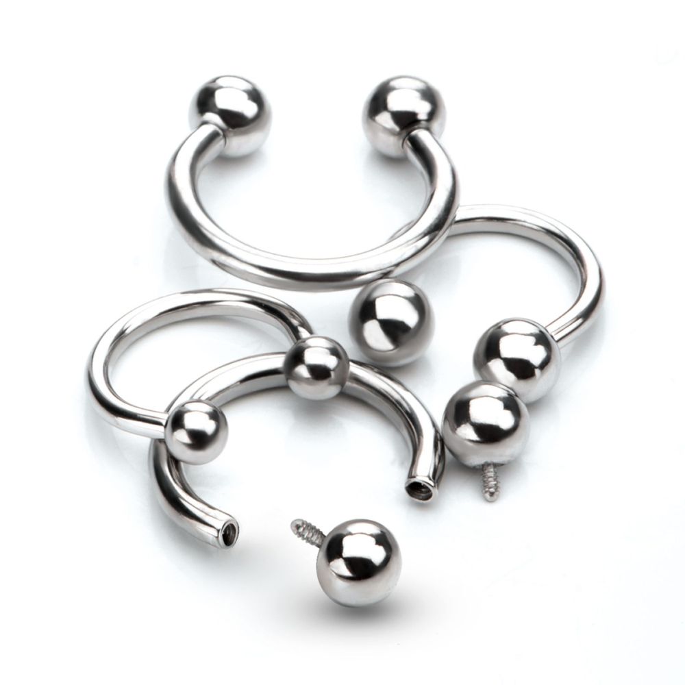 Titanium-Internally Threaded Basic Circular Barbells