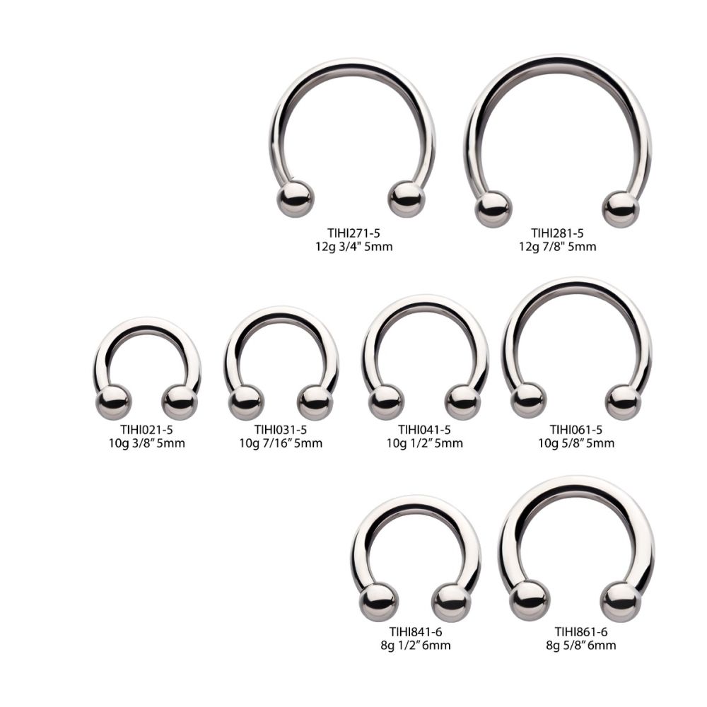 Titanium-Internally Threaded Basic Circular Barbells