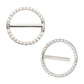 Titanium CNC Set Gem Nipple Clicker Ring | Sold by piece