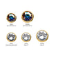 24Kt-Gold PVD Titanium Bezel Set CZ Nose Pin