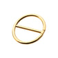 24Kt Gold PVD Titanium Nipple Clicker Ring | Sold by piece