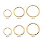 24Kt Gold PVD Titanium Seamless Split Ring