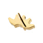 24Kt Gold PVD Titanium Threadless Prong Set 5- Marquise Gem Fan Cluster Top