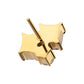 24Kt Gold PVD Titanium Threadless “Lustre Cluster” Prong Set Gem Top