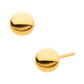 24KT-Gold PVD Titanium Threadless with Ball Top