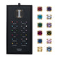 24Kt Gold PVD Titanium Threadless with Prong Set Birthstone Top