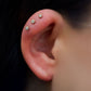 24Kt Gold PVD Titanium Threadless Bezel Gem Back Duality Labret (Base Only)