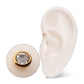 24Kt Gold PVD Titanium Threadless Bezel Gem Back Duality Labret (Base Only)