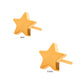 24KT-Gold PVD Titanium Threadless with Star Top