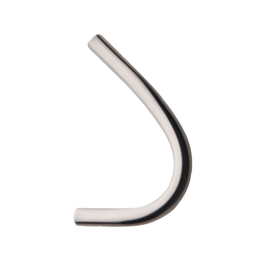 16g Titanium Internally Threaded J Curved Barbell