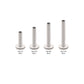 Titanium Internally Threaded Micro Labret Pin with 4mm Base